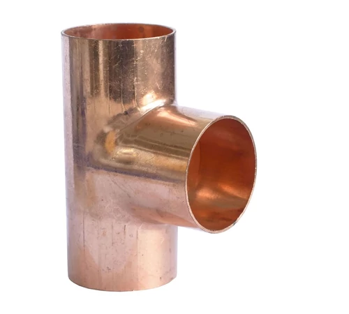 Teu egal cupru, 42-42-42 mm, pentru imbinare prin sudura, cu filet interior-interior, HeizTech