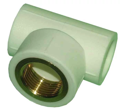 Teu din PPR 20 mm x 3/4", cu filet-interior, SUPRATHERM