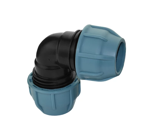 Cot de compresiune PE 90 grade 40 x 40 AQUATECH Cot de compresiune PE 90 grade 40 x 40 AQUATECH