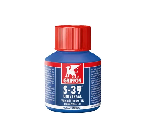 Flux de lipire universal, fără acid, S-39, sticluță cu pensulă 80 ml, 1280005, GRIFFON