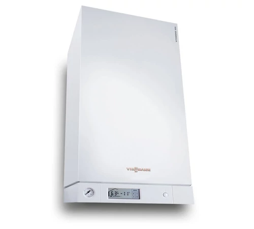 Centrala termica murala in condensatie pentru incalzire, Viessmann, Vitodens 100, B1HC178, 26 kW, cu tubulatura