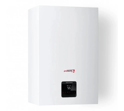 Centrala termica in condensatie 24 kW, pentru incalzire si preparare acm, MKV-AS 18/24, Protherm Puma Condens, cu tubulatura