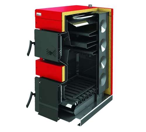 Cazan pe lemne din tabla de otel 70 kW BURNiT NWB MAX