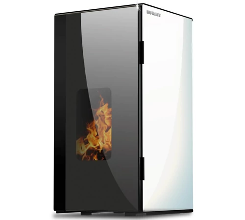Termosemineu pe peleti BURNiT VISION-NOVATION alb 25 kW