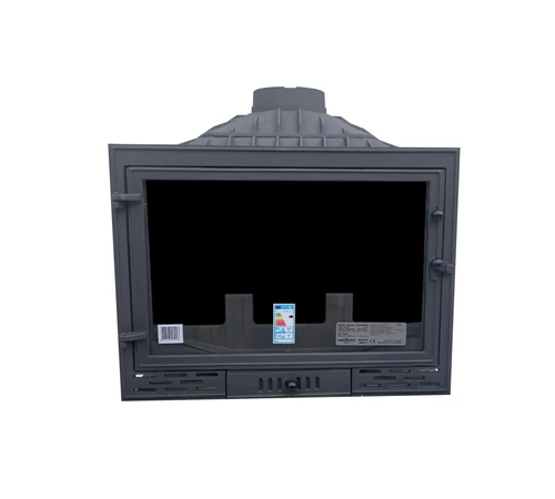 Focar șemineu din fontă, tip centrală, 12.2 + 4 kW, pe combustibil solid, C20W, Ferlux