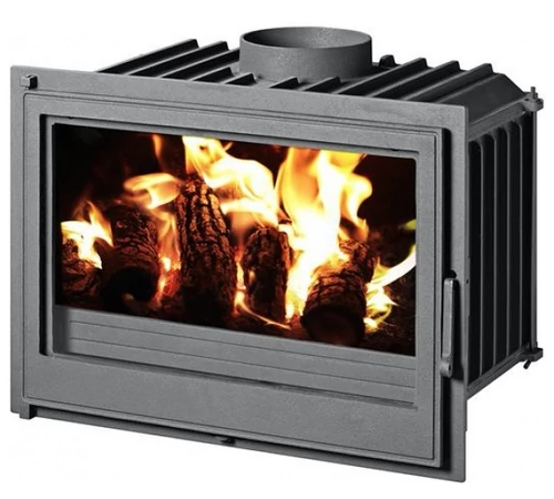 Focar de semineu din fonta pe combustibil solid, 10 kW FERLUX C-18 Focar de semineu din fonta pe combustibil solid, 10 kW FERLUX C-18