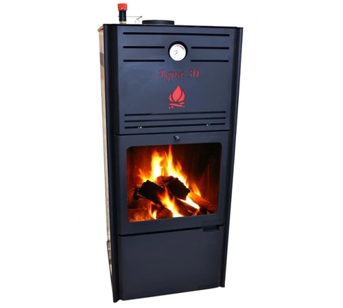 Termosemineu tip centrala Aqua Premium 30 kW, cu regulator tiraj, FM