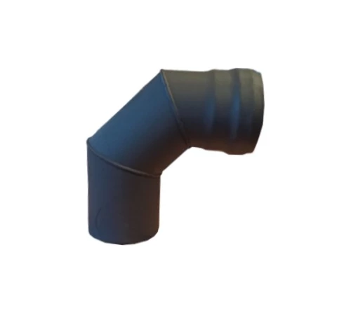 Cot pentru tub de evacuare gaze arse DN120 90 grade destinat cazanelor pe peleti