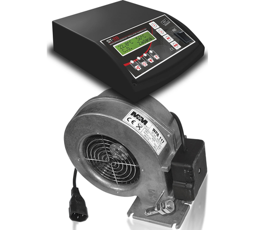 Kit controler cazan, combinat pentru pompe si ventilator TECH EU-28+WPa117