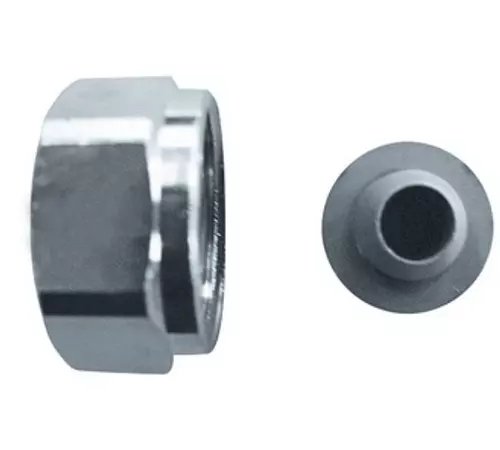 Conector pentru tevi metalice 3/4” cu garnitura metalica, 15 mm, HERZ 1627403