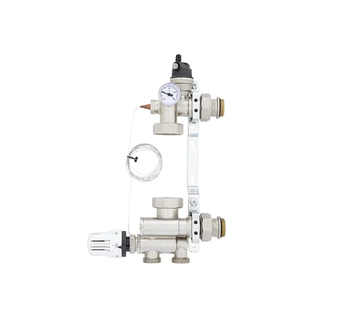 Grup amestec pentru încălzire în pardoseală, racord 1", distanță 211 mm, fără pompă, FIV TM3 6132R000
