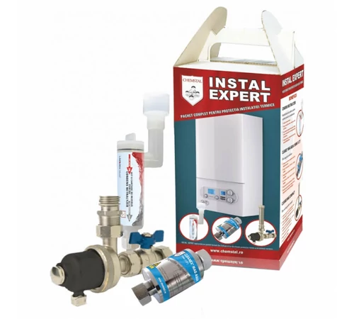 Pachet complet pentru protectia instalatiei termice INSTAL EXPERT, CHEMSTAL LBXINEX003