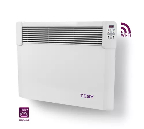 Convector electric cu montaj pe perete cu control prin internet 2000 W TESY CONVECO CN04 200 EIS CLOUD - RESIGILAT