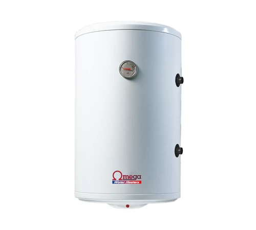 Boiler termoelectric cu serpentina si rezistenta electrica Omega ST0080C2V800DX 80 l rezervor emailat dreapta