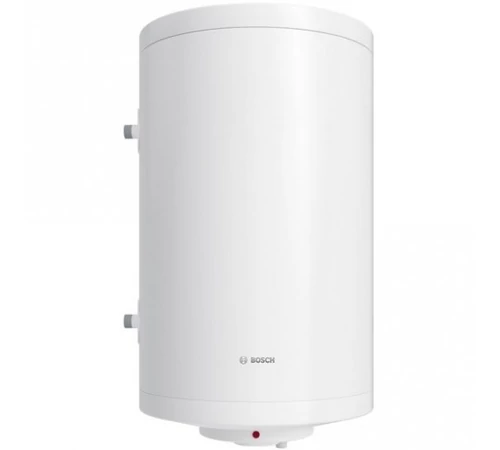Boiler termoelectric cu serpentina si rezistenta electrica Bosch, Tronic 1000T CB, 80 l, 2000 W, vertical, stanga, termostat manual 7736504468