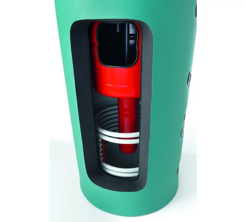 Rezervor de acumulare cu 2 serpentine tank in tank LAM Bollitori Sigma 1000 l izolat cu boiler incorporat 205 l