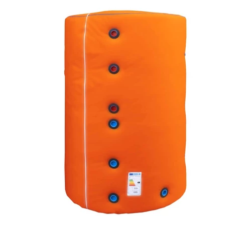 Rezervor de acumulare 2000 l, cu 1 serpentina pentru incalzire si cu 1 serpentina pentru preparare apa calda menajera, CELSIUS