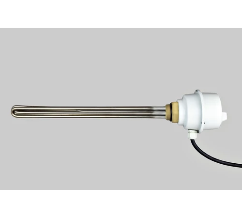 Rezistenta electrica de 6000 W, cu alimentare 400 V, pentru rezervoare de capacitate mare, fabricat din otel inoxidabil AISI316L, W097N, ELIKO