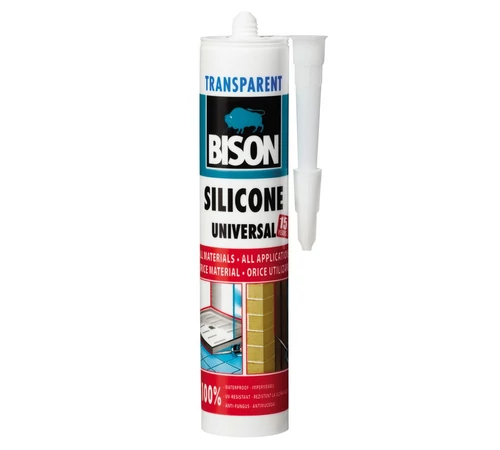 Siliconul universal, transparent, BISON 280 ml