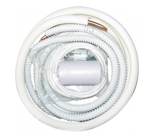 Kit de instalare pentru aparate de aer condiționat 9000-12000 BTU cu țeavă cupru 1/4 și 3/8, cabluri, banda de matisat, furtun condens