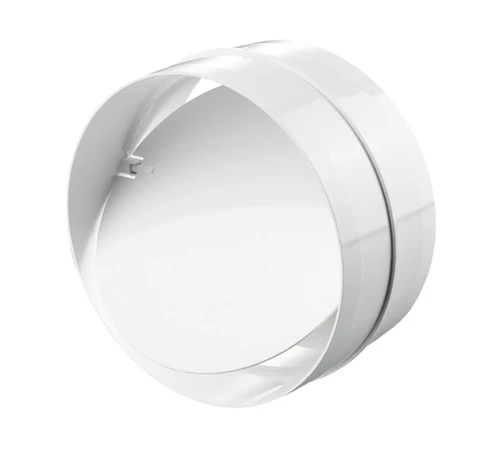 Conector tub, cu clapeta anti-retur, pentru tubulatură ventilație, D125 mm, 2121, VENTS