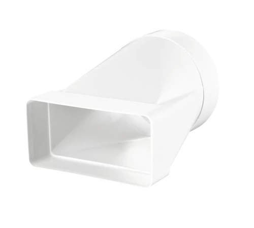 Conector rectangular 55 x 110 la rotund, pentru tubulatură ventilație, D100 mm, 511, VENTS