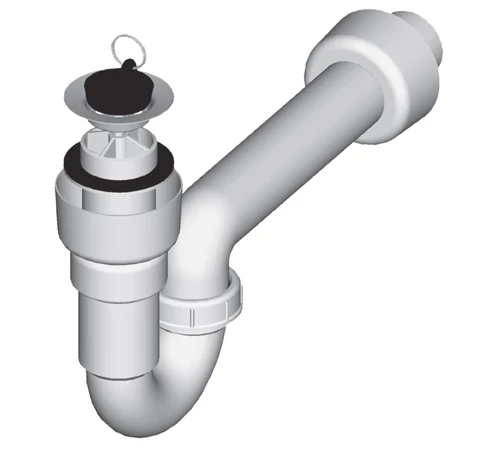 Sifon bideu PP, grilă Ø 60 mm, scurgere Ø 40 mm, LIV 196029