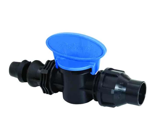 Robinet cu adaptor pentru teava PE-Polidrip, cu dimensiunea 16 mm