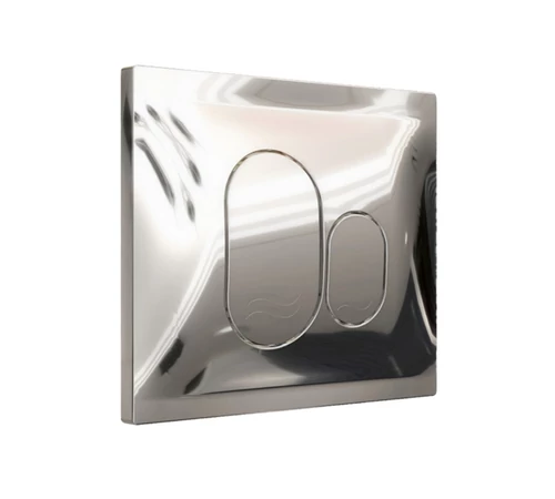 Buton actionare cromat lucios P01 pentru modul si rezervor WC incastrat GLADYS