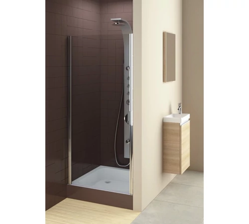 Usa cabina dus 80x185 cm stanga Glass5 103-06367 AQUAFORM