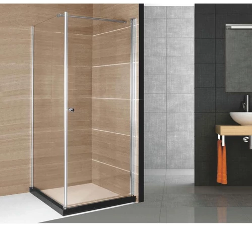 Cabina de dus patrata din sticla securizata si aluminiu 90 x 90 cm RDR11 GLADYS