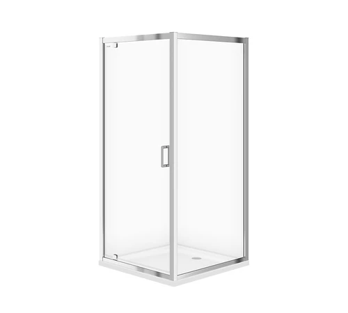 Cabina de dus de colt 90 x 90 x 190 cm, cu usa pivotanta, Arteco, CERSANIT S157-010