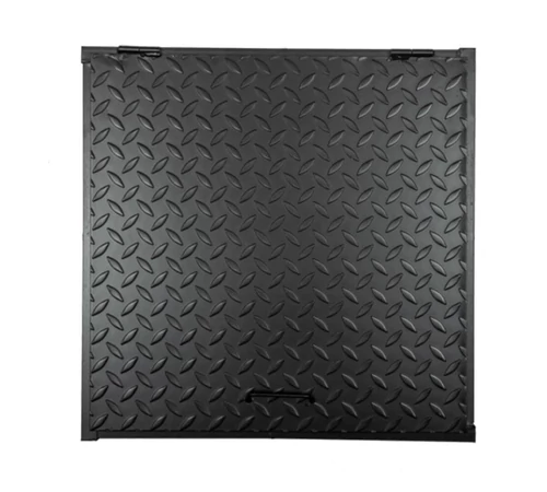 Capac camin 750 x 750 mm, negru