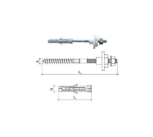 Set fixare lavoar M8x100mm