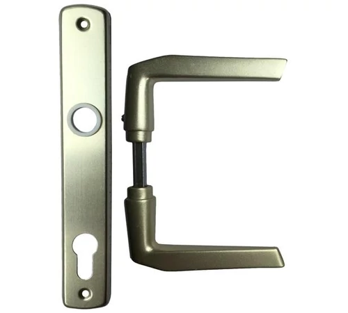 Maner usa interior aluminiu sampanie cu sild Y 90mm