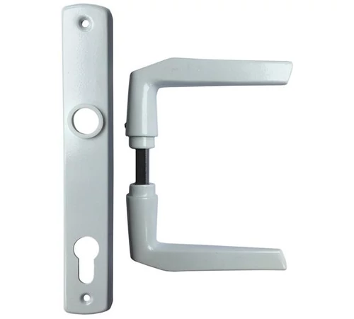 Maner usa interior aluminiu alb cu sild Y 90mm