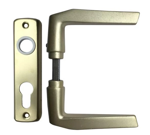 Maner usa interior cu sild 55 mm aluminiu culoare sampanie