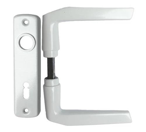 Maner usa interior aluminiu alb cu sild P 55mm