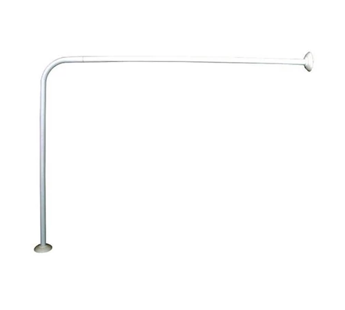 Bara perdea dus semirotunda alba 90x90cm Bara perdea dus semirotunda alba 90x90cm