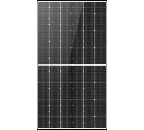 Panoul solar fotovoltaic monocristalin negru Half-Cut Cell 495 W LR5-66HIH-495M LONGi