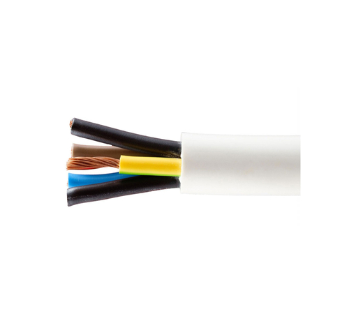 Cablu electric multifilar din cupru cu izolatie pvc, flexibil MYYM 5 x 0.75 mmp
