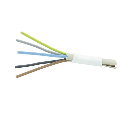 Resigilat: Cablu electric NYM-J 5 x 2.5, 0.3/0.5kV, din cupru, izolatie si manta PVC