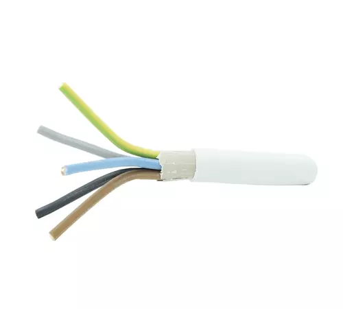 Cablu electric NYM-J 5 x 4, 0.3/0.5kV, din cupru, izolatie si manta PVC
