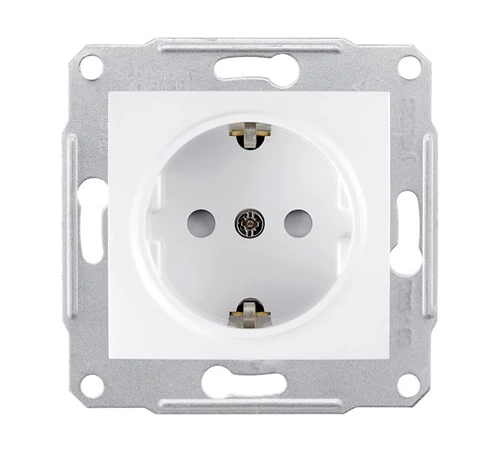 Priza simpla cu impamintare, pentru uz interior, SCHNEIDER, SEDNA