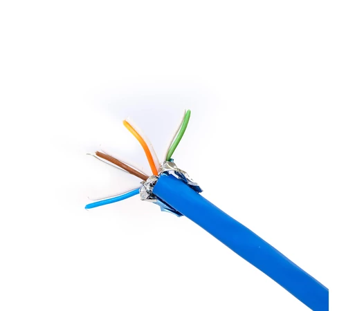 Cablu de date F/FTP CAT 6a 4X2XAWG23/1 SCHRACK 500m/tambur