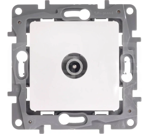 Priza TV pentrut cablu coaxial trecere LEGRAND NILOE