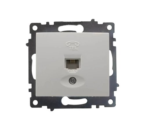 Priza simpla pentru linie telefon RJ11, 9206-63 SCHELDEN