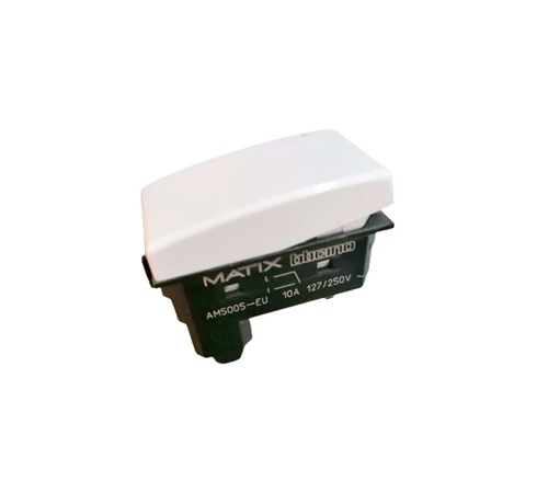 Buton simplu 1M alb Bticino MATIX AM5005-EU