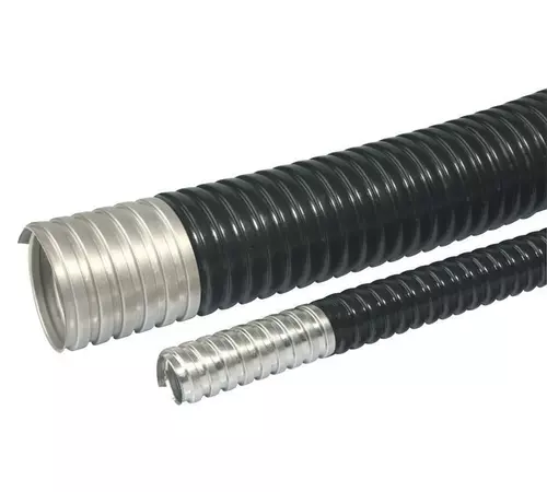 Tub flexibil metalic cu izolatie PVC 14 mm 50m/colac