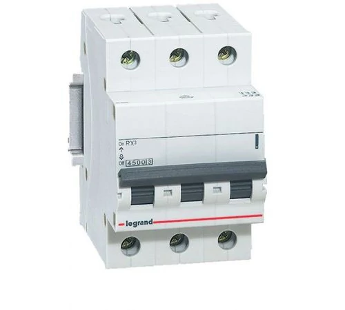 Disjunctor 3P C25 4.5kA LEGRAND RX3 419710